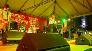 Gracenote taking the stage at Sta. Lucia's Year End Countdown.